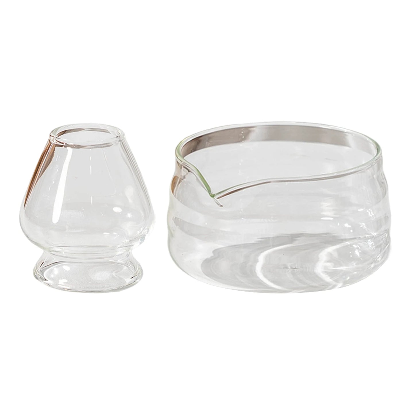 Handmade Glass Spout Matcha Set