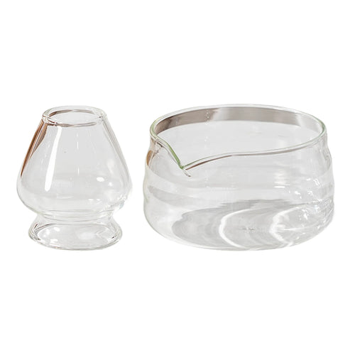 Handmade Glass Spout Matcha Set